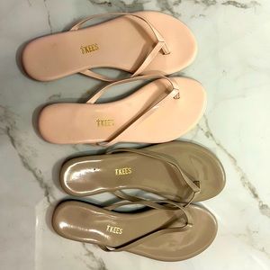 Tkees US size 7 flip flops